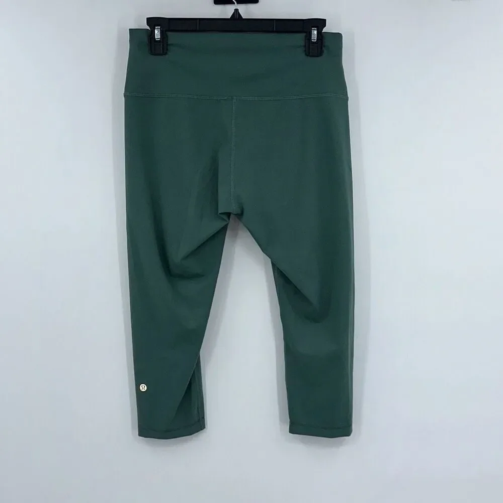 Lululemon Wunder Train High Rise Tight 28” in‎ Medium Forest Sz 12